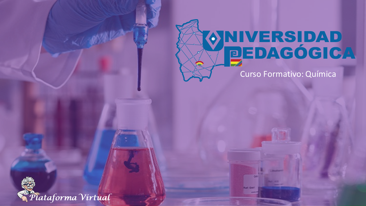 Portada de la plataforma virtual del curso de quìmica